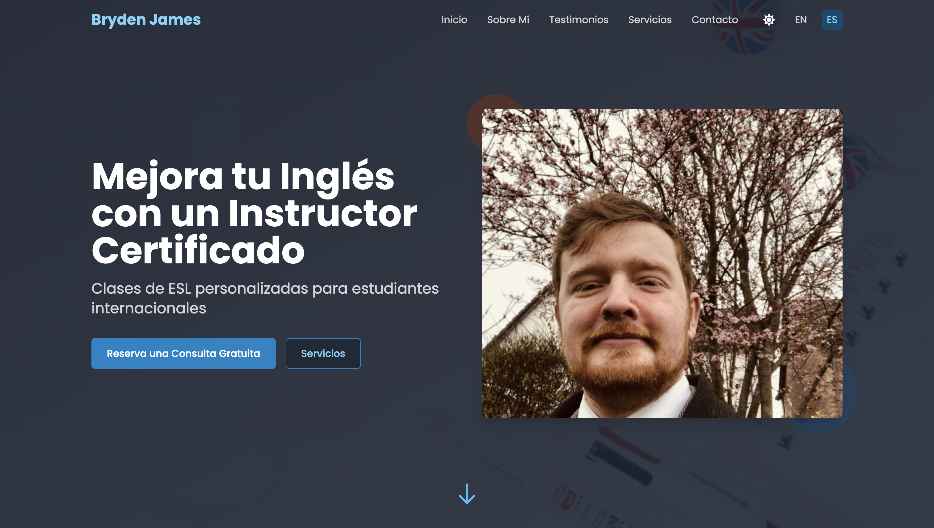 Учитель английского языка Bryden James